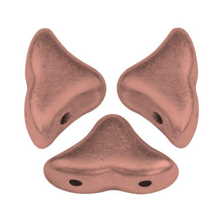 Perles Hélios® par Puca® 5x7mm Copper Gold Mat (x5gr)