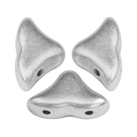 Perles Hélios® par Puca® 5x7mm Silver Allu Mat (x5gr) 
