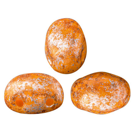  Perles Samos® par Puca® 5x7mm Opaque Hyacinth Tweedy (x5gr) 