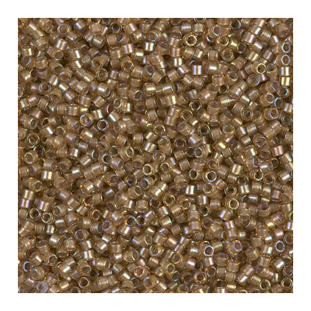 DB0288 Delicas 11/0 White Lined Saffron Ab (x5gr) 