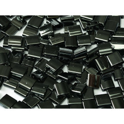 TL-55096 Tilas Bead 5mm Black Hematite Full (x 5gr)  