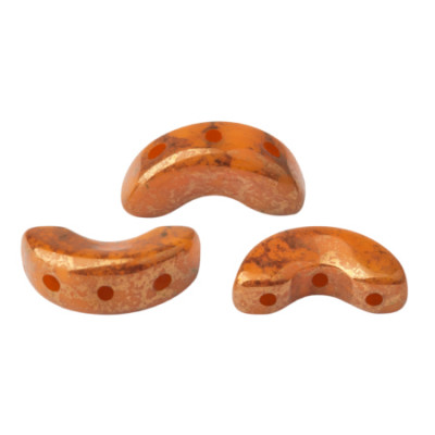 Perles Arcos® Par Puca® Orange Opal Bronze (5gr)   
