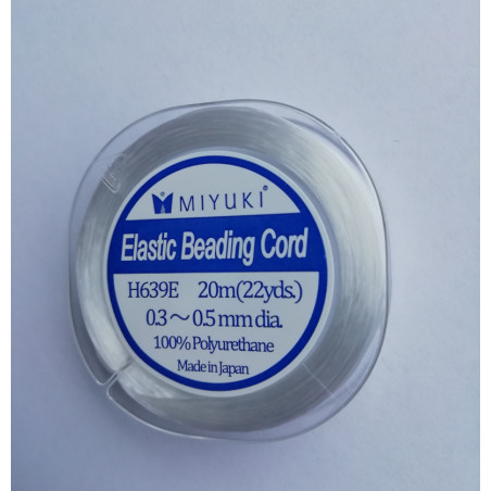 Fil Miyuki élastique 0.3-0.5 (X20m) 