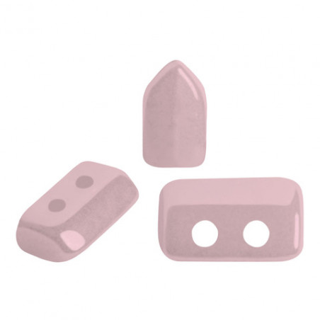 Perles Piros ® par Puca® Opaque Light Rose Ceramic Look (X5gr) 
