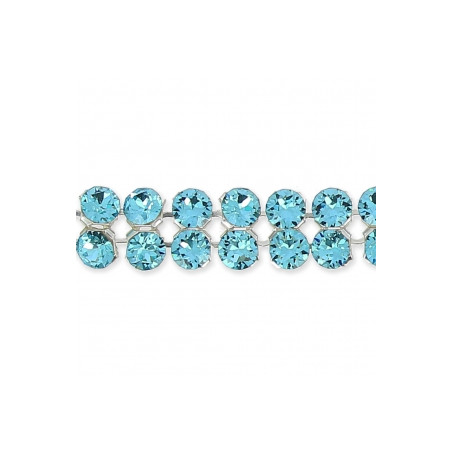 Crystal Mesh Swarovski 40001 2 Cabochons Aquamarine (X 1)  
