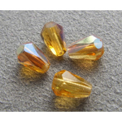 Poire 6x4mm Topaz AB (x10)