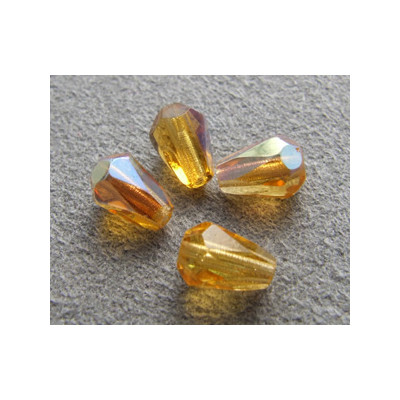 Poire 6x4mm Topaz AB (x10)
