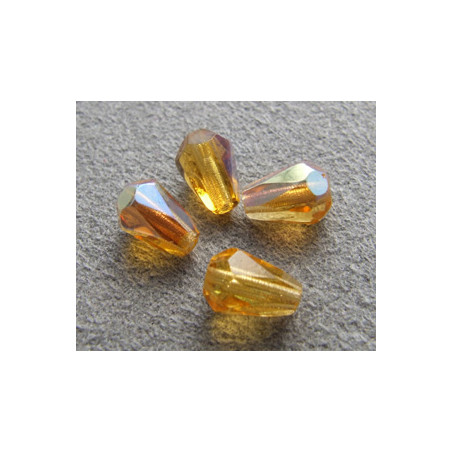 Poire 6x4mm Topaz AB (x10)