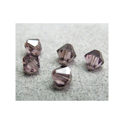 Perle toupie en cristal Swarovski 5301 5mm Ceylon Topaz (x10)