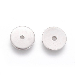 Perles Rondelles en Acier 8x0.8x1mm (X1) 