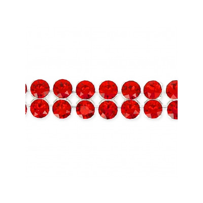 Crystal Mesh Swarovski 40001 2 Cabochons Light Siam (X 1) Crystal Mesh Swarovski 40001 2 Cabochons Light Siam (X 1)