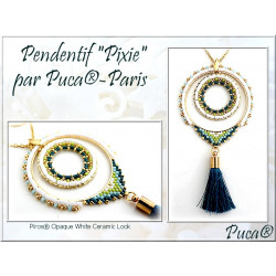 Kit Pendentif "Pixie" par Puca® - Vert