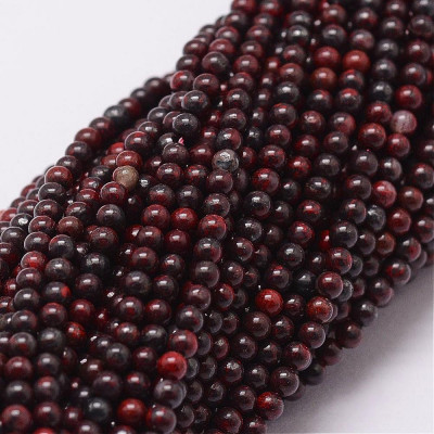 Perles Jaspe Naturelle 2mm (X1 fil) Perles Jaspe Naturelle 2mm (X1 fil)