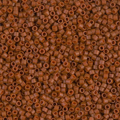 DB0794 Delicas 11/0 Opaque Sienna semi Matt (x 5gr) DB0794 Delicas 11/0 Opaque Sienna semi Matt (x 5gr)
