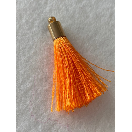 Pompon Soie Orange 40mm 3217 (X1)   