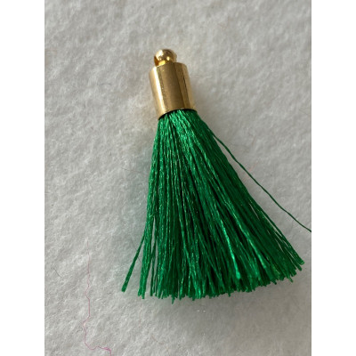 Pompon Soie Gazon 40mm 3211 (X1) Pompon Soie Gazon 40mm 3211 (X1)