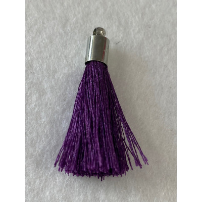 Pompon Soie Violet 40mm 4526 (X1)   