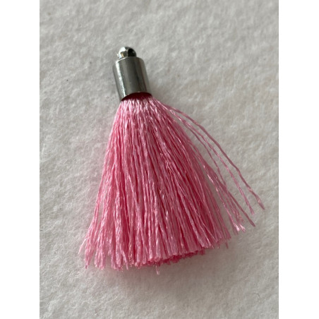 Pompon Soie Rose 40mm 4521 (X1)            