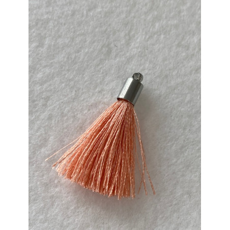 Pompon Soie Abricot 40mm 4515 (X1)               