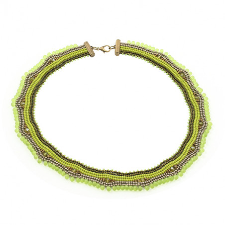 Kit Collier LOUKKOS Lime / Bronze (X1) 