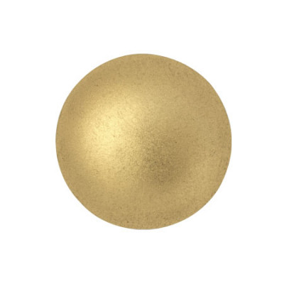 Cabochon Verre 18mm Light Gold Mat (X1)  