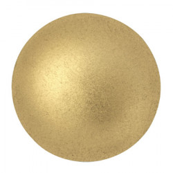 Cabochon Verre 25mm Light Gold Mat (X1)  