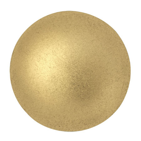 Cabochon Verre 25mm Light Gold Mat (X1)  