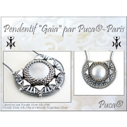 Kit Pendentif "Gaïa" par Puca® - Silver