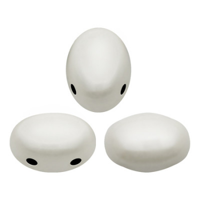  Perles Samos® par Puca® 5x7mm Opaque White (x5gr) 