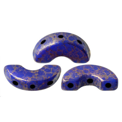 Perles Arcos® Par Puca® Opaque Sapphire Bronze (5gr)