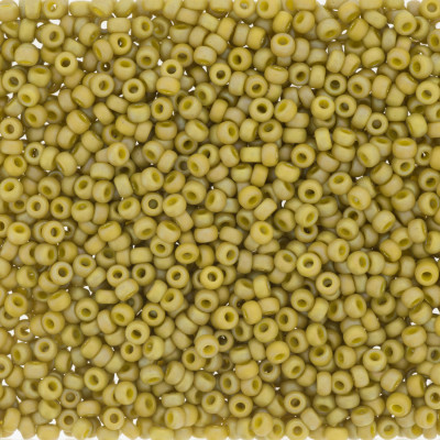 R11-4693 Rocailles 11/0 Frost Op Glaze Rnbw Pistachio (x10gr)   