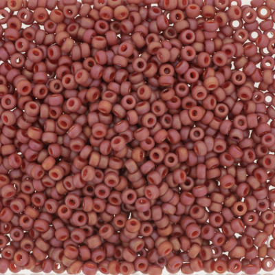 R15-4695 Rocaille 15/0 Frost Op Glaze Rnbw Cardinal (x5gr) R15-4695 Rocaille 15/0 Frost Op Glaze Rnbw Cardinal (x5gr)
