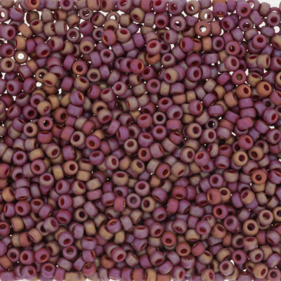 R15-4696 Rocaille 15/0 Frost Op Glaze Rnbw Dk Red (x5gr) R15-4696 Rocaille 15/0 Frost Op Glaze Rnbw Dk Red (x5gr)