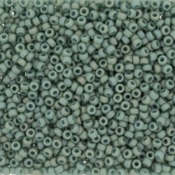 R15-4701 Rocaille 15/0 Opaque Glaze Rainbow Celadon Mat (x5gr)