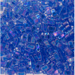 TLH0261 Tila 1/2 Cut Transparent Light Sapphire Ab (X5gr)