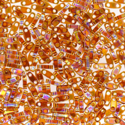 TLH0257 Tila 1/2 Cut Transp Topaz Ab (X5gr) TLH0257 Tila 1/2 Cut Transp Topaz Ab (X5gr)