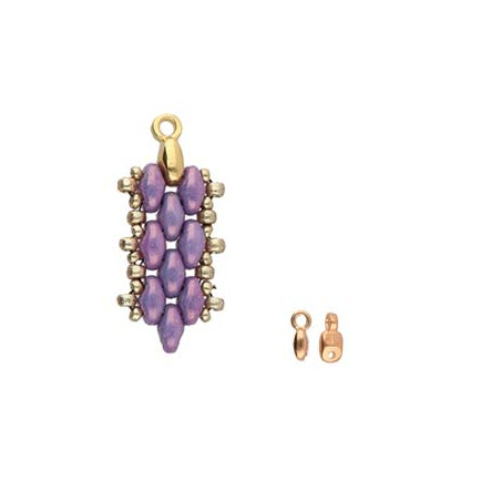 Réducteur Cymbal Vourkoti Rose Gold 11x8mm (x1) 