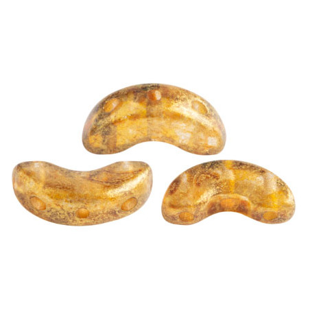 Perles Arcos® Par Puca® Crystal Gold Spotted (5gr) 