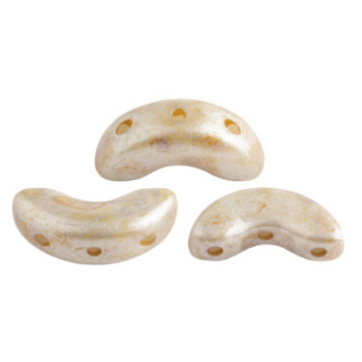 Perles Arcos® Par Puca® Opaque Ivory Spotted (5gr)