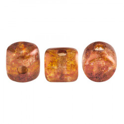 Perles Minos® Par Puca® Crystal Copper Spotted (x5gr) 