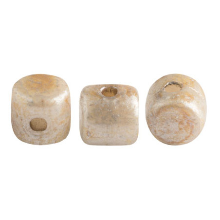 Perles Minos® Par Puca® Opaque Ivory Spotted (x5gr) 