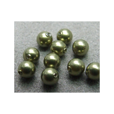 Perle ronde nacrée Swarovski 4mm Light Green (x20) Perle ronde nacrée Swarovski 4mm Light Green (x20)