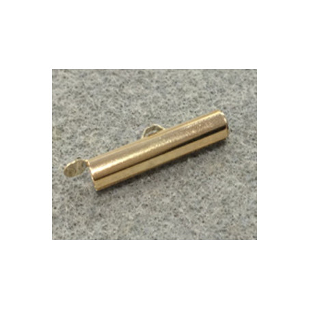 Embout Tube Doré 40x5mm (x2)  