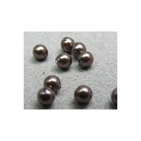 Perle ronde nacrée Swarovski 3mm Brown (x20)