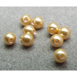 Perle ronde nacrée Swarovski 3mm Gold (x20)