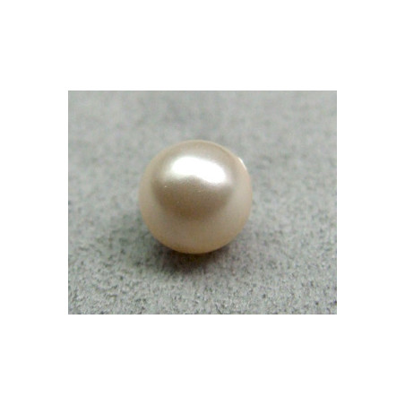 Perle ronde 8mm nacrée Swarovski Cream Rose (x5)