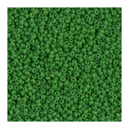 R15-0411 Rocailles 15/0 Opaque Green (x 5gr)