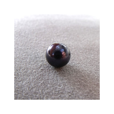 Perle ronde 8mm nacrée Swarovski Dark Purple (x5)