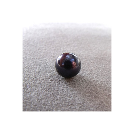 Perle ronde 8mm nacrée Swarovski Dark Purple (x5)