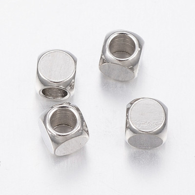 Cube En Acier Inoxydable 3x3x2mm (x1) Cube En Acier Inoxydable 3x3x2mm (x1)